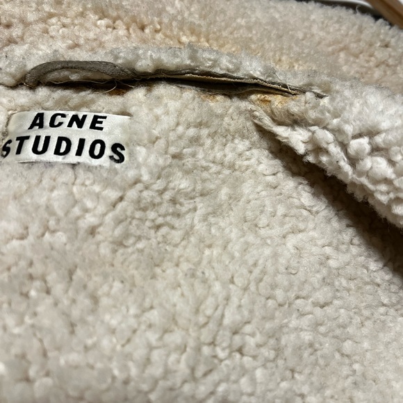 Acne Velocite shearling jacket size 32 (US 2-4) - Picture 5 of 16
